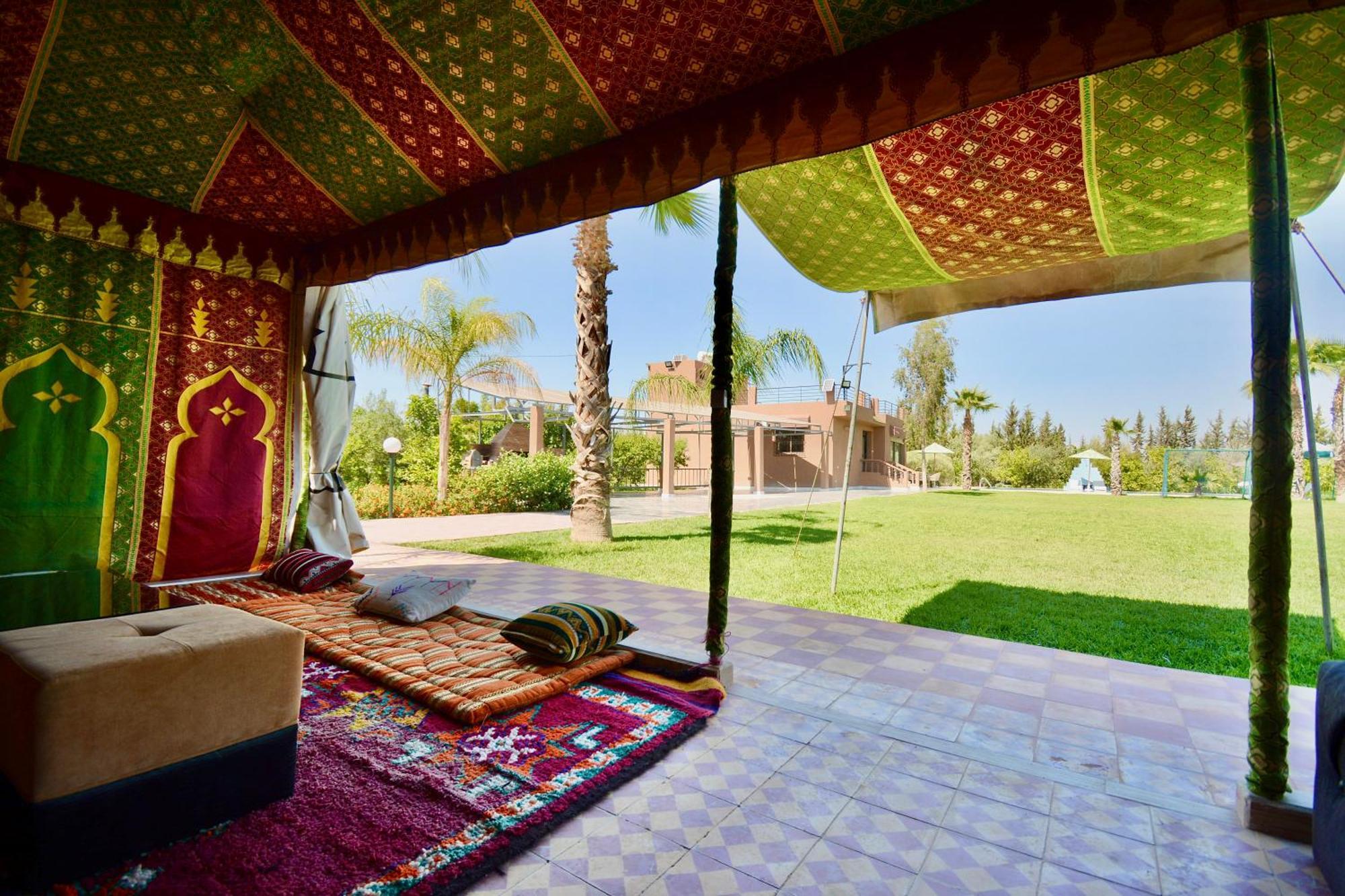 Ferme de vacances avec une grande villa à Marrakech Marrakesh Esterno foto