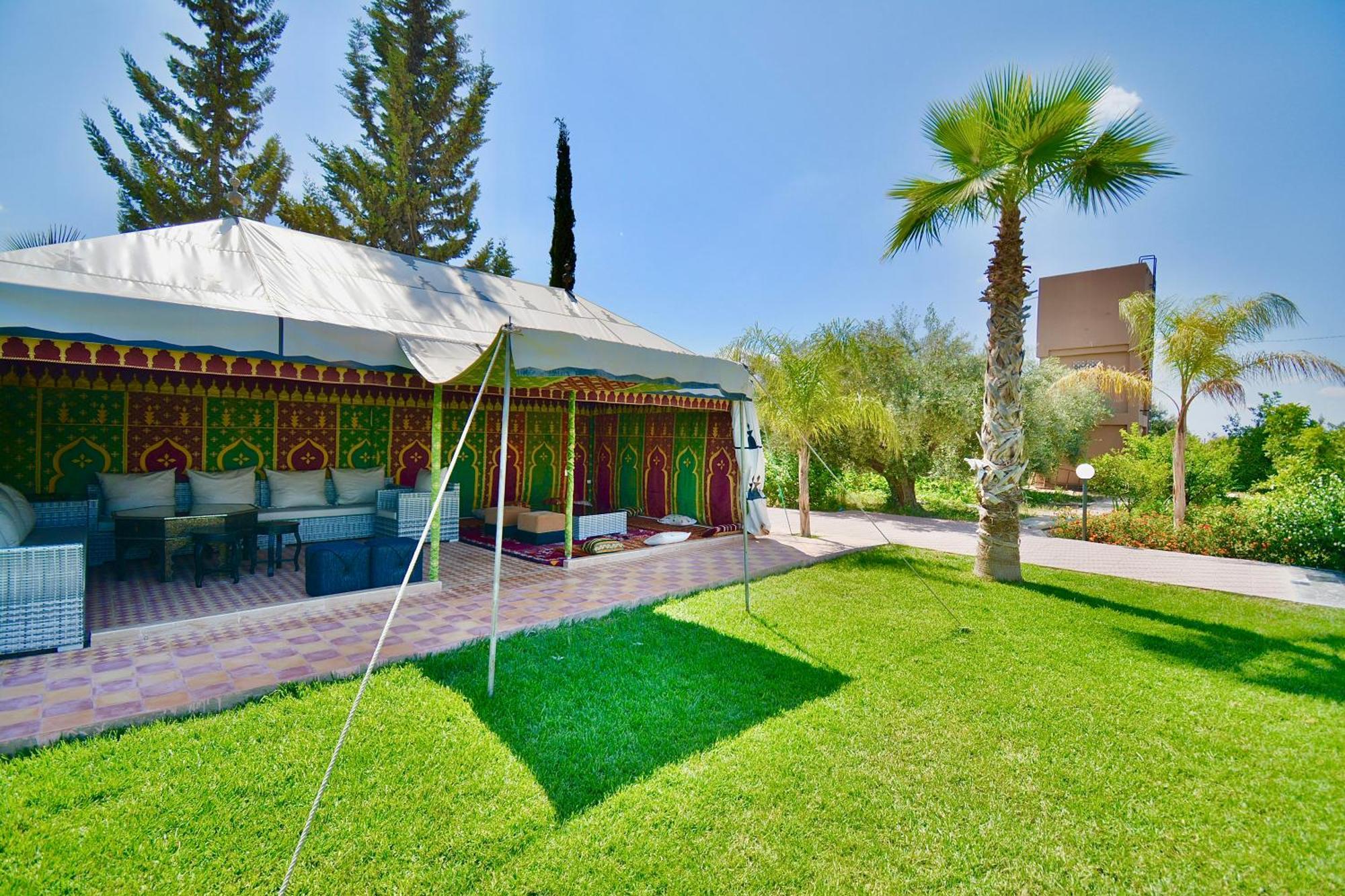 Ferme de vacances avec une grande villa à Marrakech Marrakesh Esterno foto