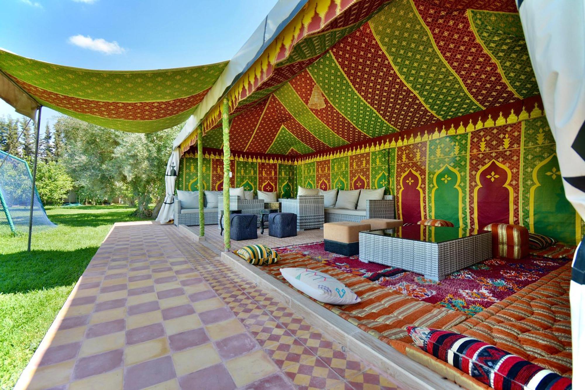 Ferme de vacances avec une grande villa à Marrakech Marrakesh Esterno foto