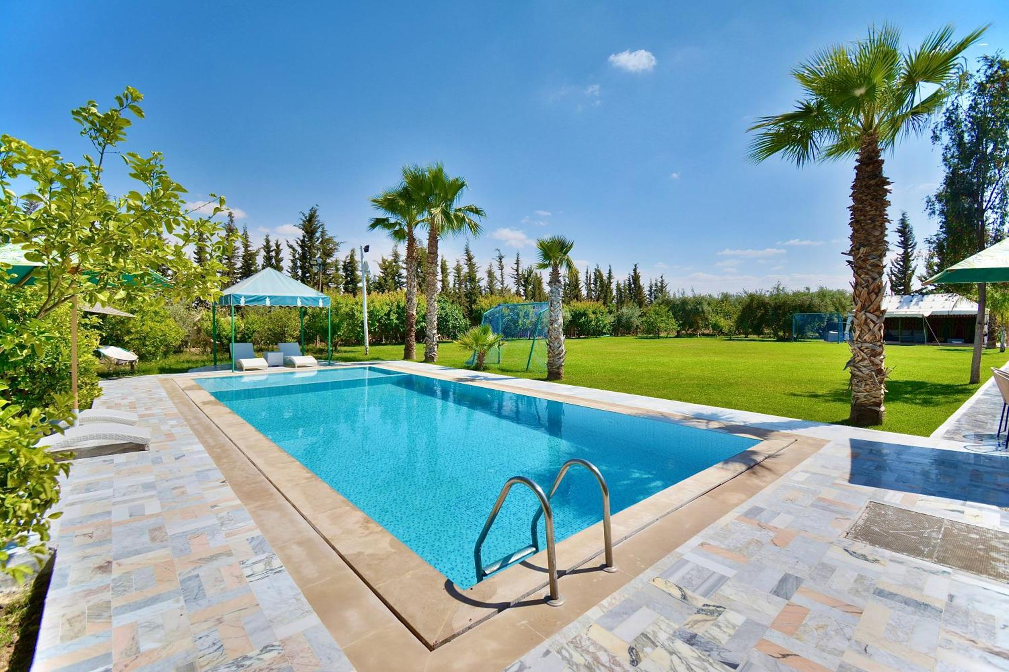 Ferme de vacances avec une grande villa à Marrakech Marrakesh Esterno foto