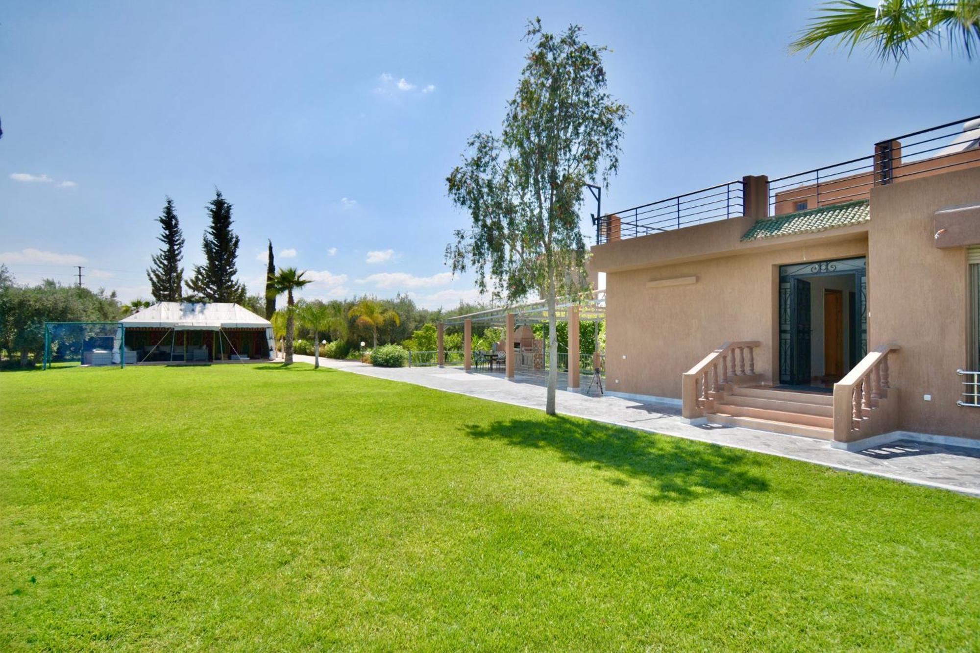 Ferme de vacances avec une grande villa à Marrakech Marrakesh Esterno foto